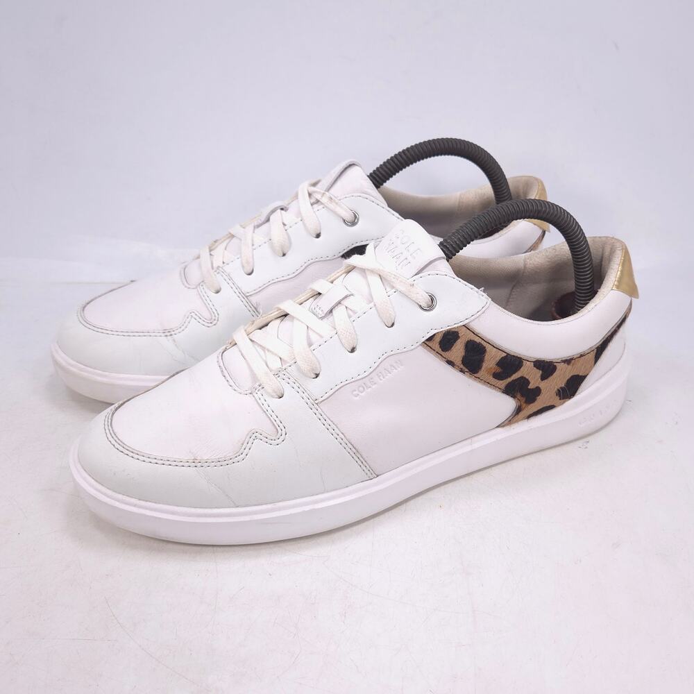 Cole Haan Grand Crosscourt Lace Up Tennis Shoe Womens Size 8.5 W26852 White